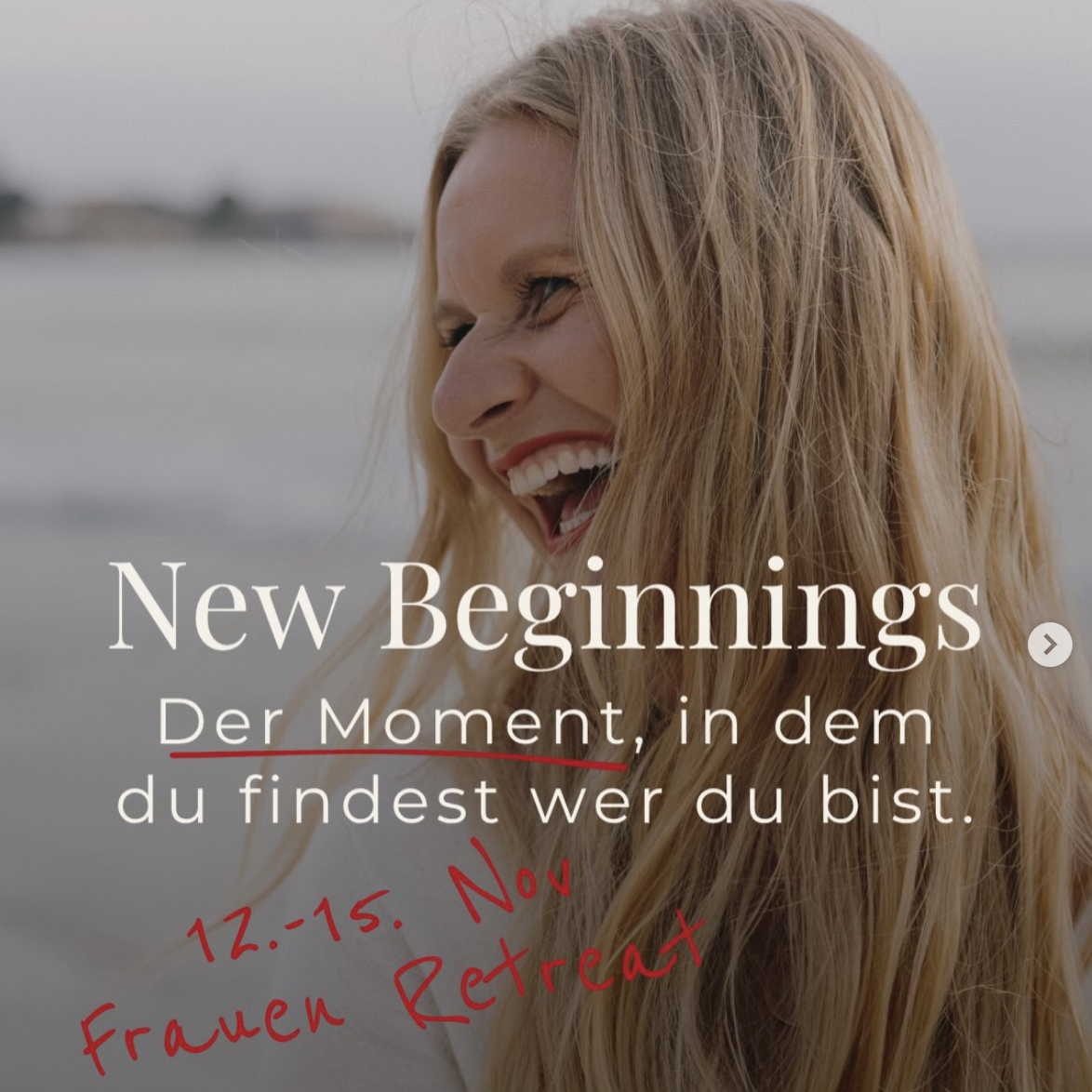 New Beginnings Retreat von Birte Karina Peters und mit mir als Co-Facilitatorin